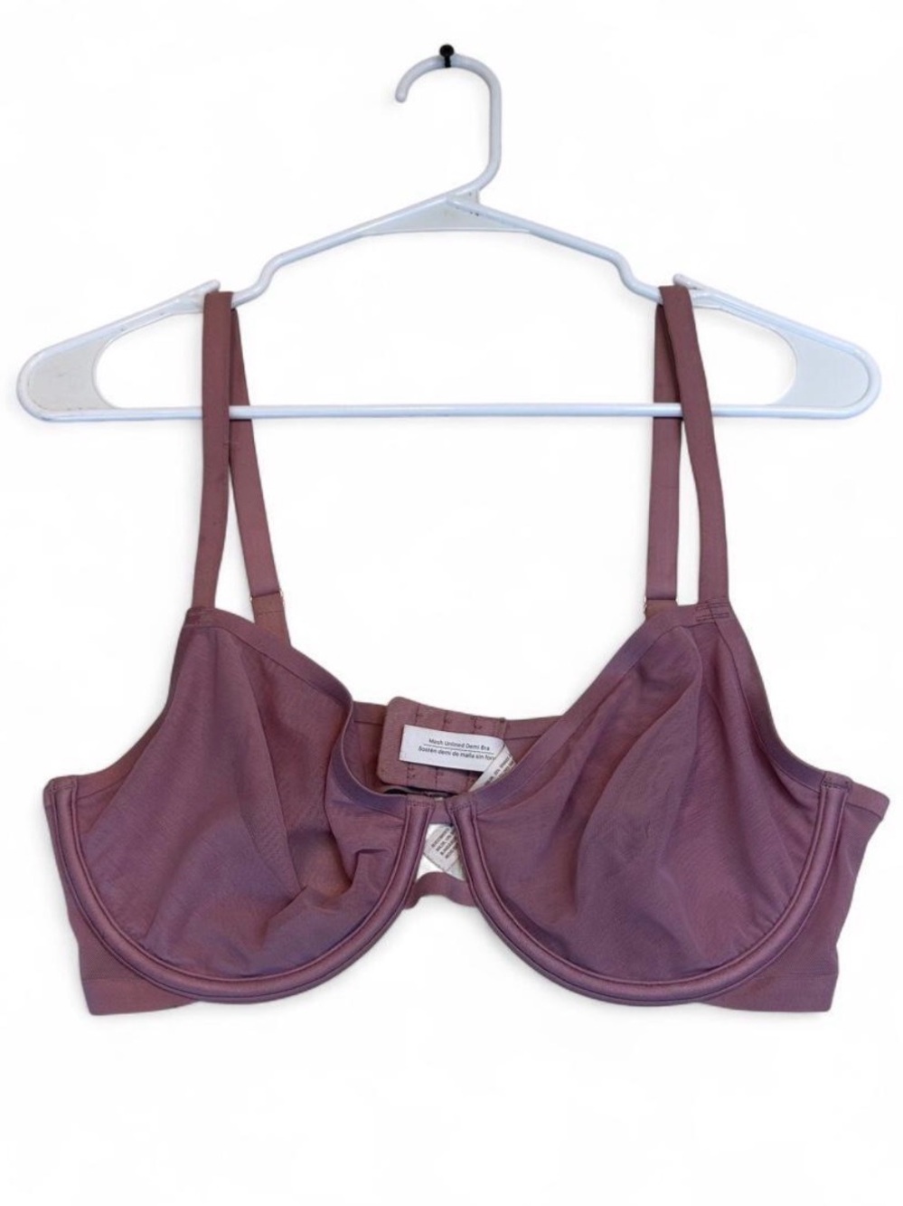 Auden Mauve Mesh Underwire Bra